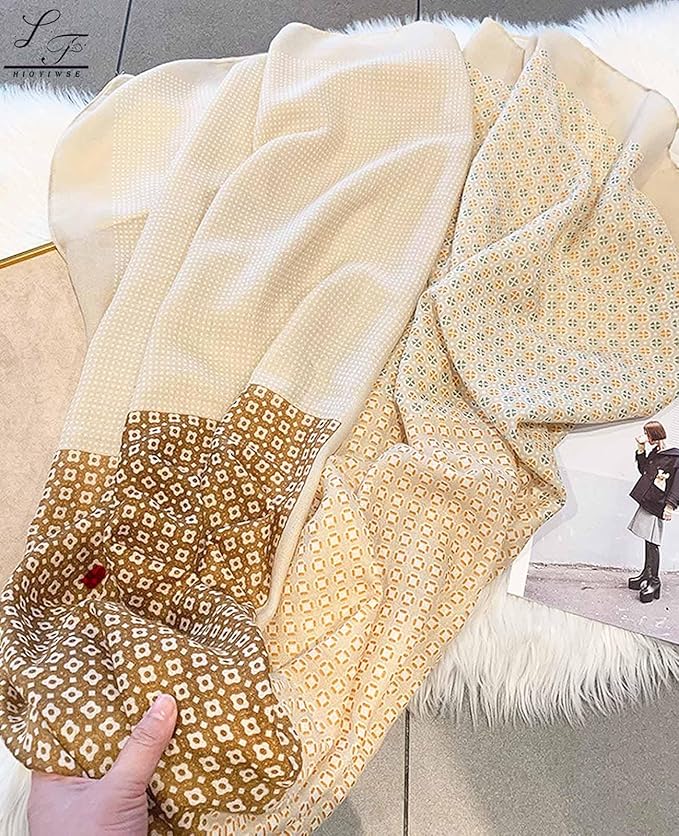 Hioyiwse Shawl Scarf For Women Lightweight Scarves Floral Pattern Formal Evening Dressesformal Shawl Summer Wraps