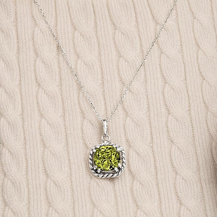 JEAN RACHEL JEWELRY 925 Sterling Silver Necklace for Women - Rope with Cubic Zirconia Vintage Design - Hypoallergenic, Lead & Nickel Free Jewelry - Artisan Handcrafted Statement Necklace