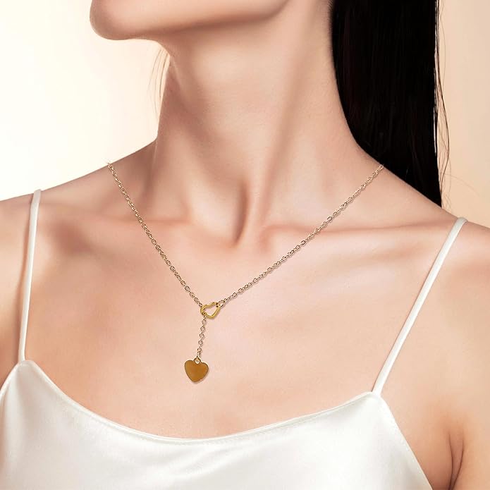 Irregular Y2k Long Y-shaped Necklace with Zircon Inlaid Sparkling Brick Tassel Pendant Double-Layer Chain High-end Fashion Accessory Women's