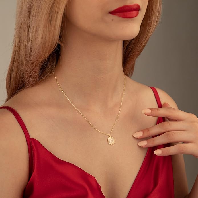 Gold Necklace for Women-14K Gold Plated Bow,Dragon,Shell, Palm Tree, Seahorse, Conch Shell,Sardines, Cowboy Boot,Bat,Bunny Pendant Beachy Jewelry for Women Gifts