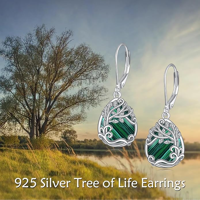 Moonstone Filigree Drop Dangle Teardrop Earrings 925 Sterling Silver Moonstone Leverback Earrings for Women Jewelry Gifts