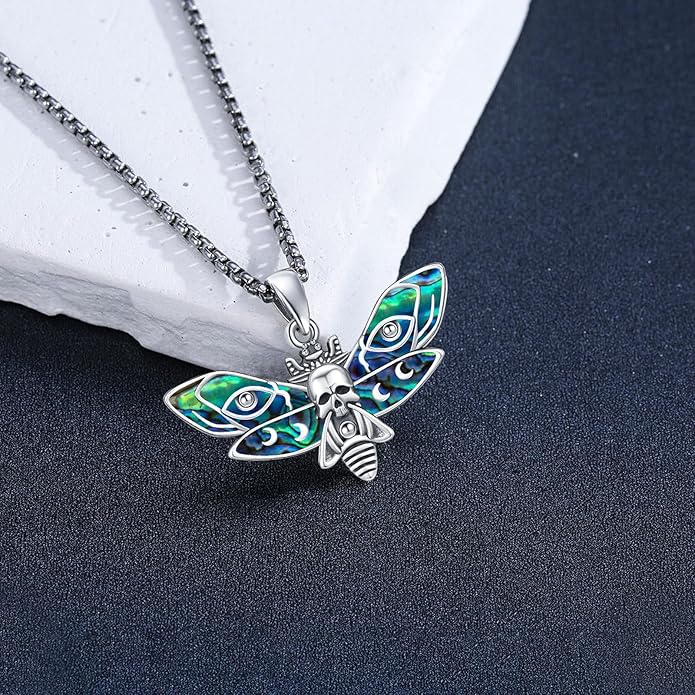 KoyeKei Sterling Silver Halloween Necklace Gothic Jewelry Gifts for Women Men