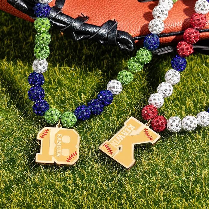 callie Personalized Volleyball|Basketball|Hockey|Baseball|Soccer|Pickleball Necklace - Custom Name & Number, Jewelry Gifts for Sports Lover