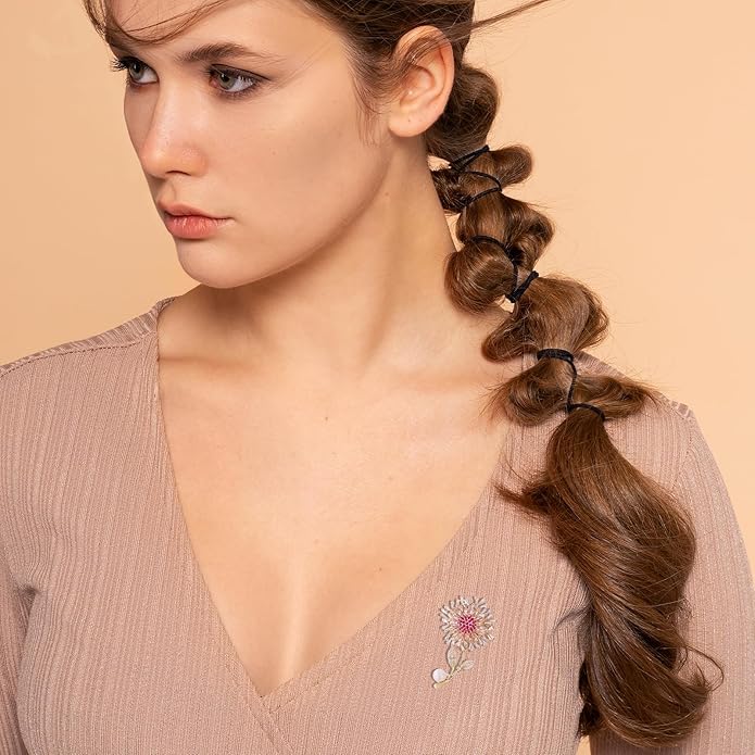 Flower Floral Brooch Pin Pearl Rhinestone Crystal Brooches Pins Scarf Brooch Clip Christmas Lapel Pin Dress Accessories for Women