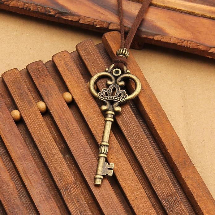 Boho Necklaces for Women Chunky Circle Necklace Layered Boho Circle Leather Choker Necklace Long Vintage Necklaces Bohemian Jewlery Gifts