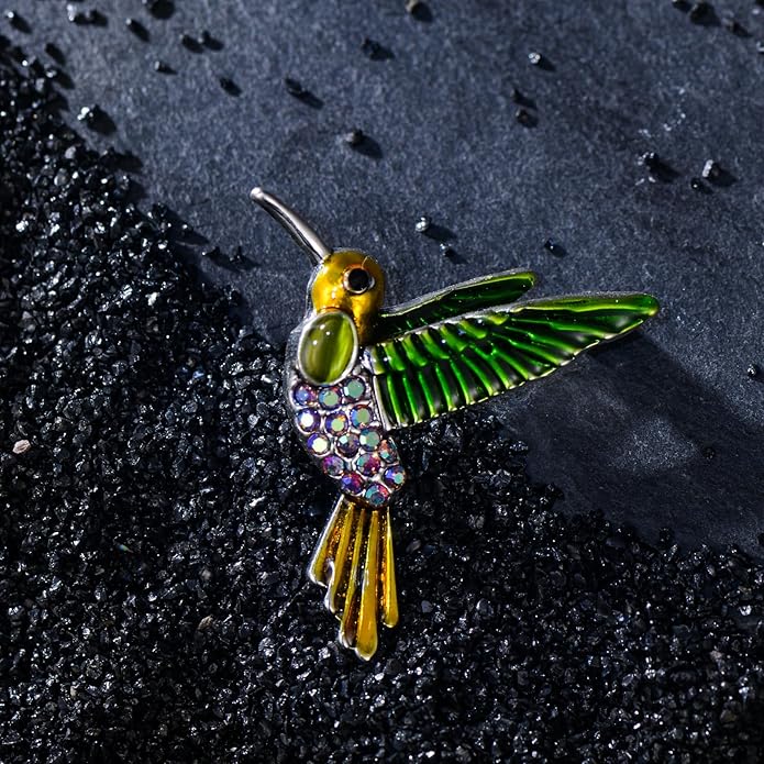 Soumimi Bird Theme Brooch Pin Cute Bird Animal Brooches Accessories Christmas Birthday Gift for Women