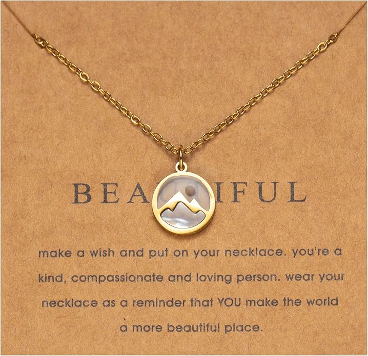 18k Gold Plated Necklace for Women Trendy Dainty Charm Evil eye Italian horn hummingbird starfish seashell bow elephant snake butterfly ladybug PendentMinimalist Delicate Jewelry for Women