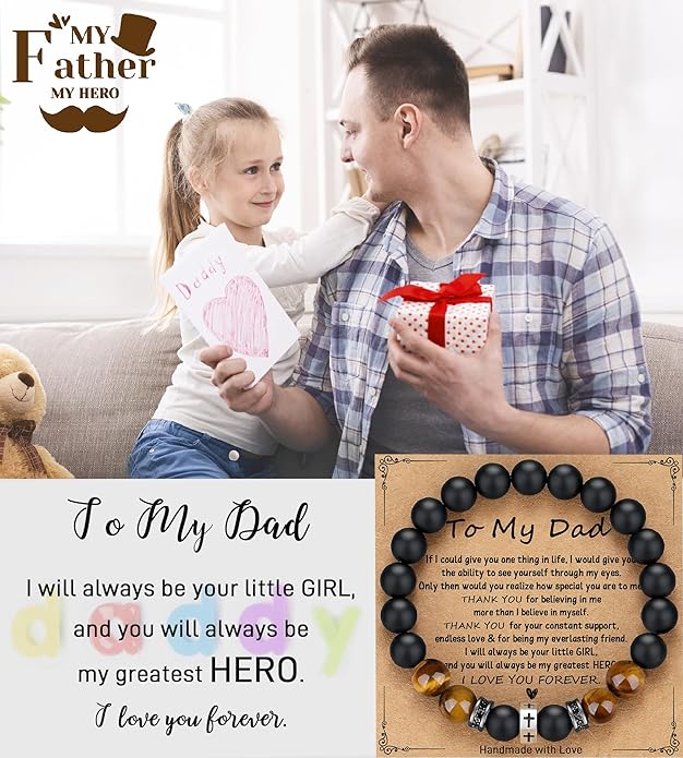 TONY & SANDY Cross Bracelet Men Cool Valentines Day Gifts for Him Teen Boys Son Grandson Nephew, Birthday Easter Christmas Gifts for Teen Boys Adults Men