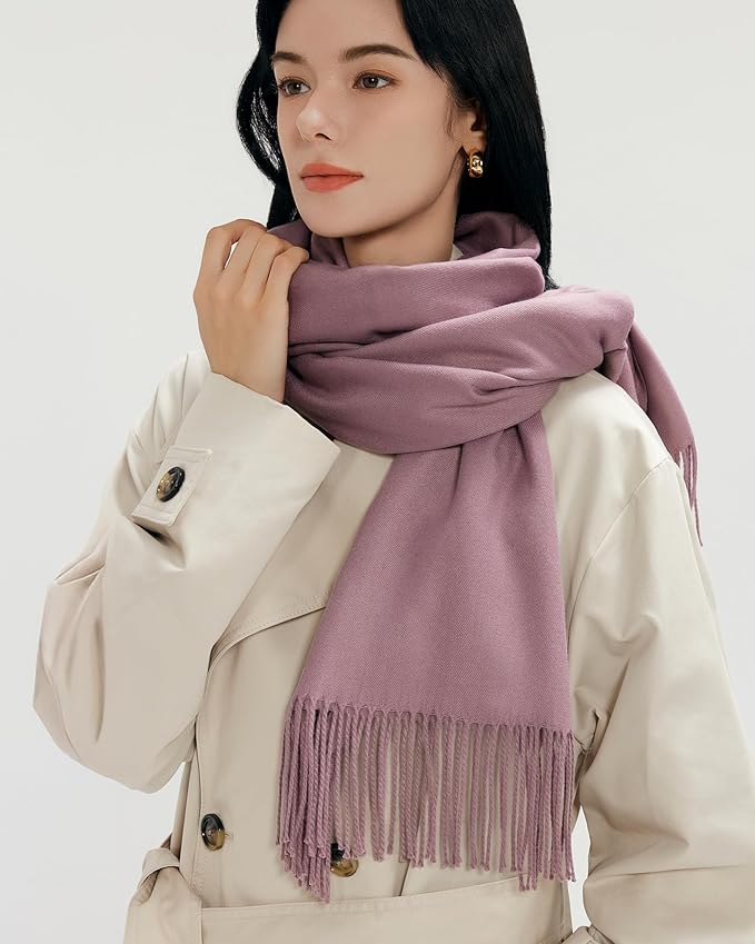 maamgic Women's Winter Scarf Soft Warm Scarf for Women Cozy Shawl Wraps for Women Lightweight Pashmina Style Wrap