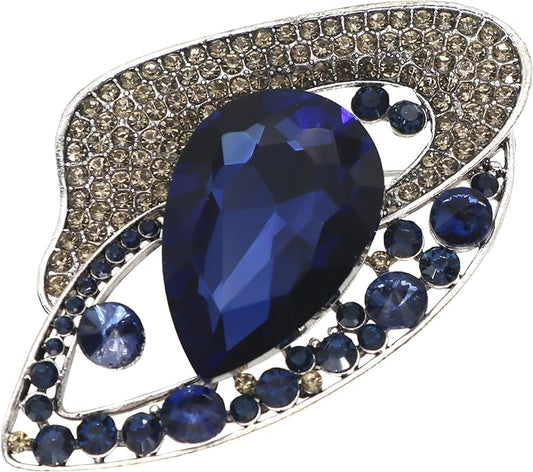 Brooch Pins for Women Girls Fashion Flower Crystal Rhinestone Pearl Jewelry