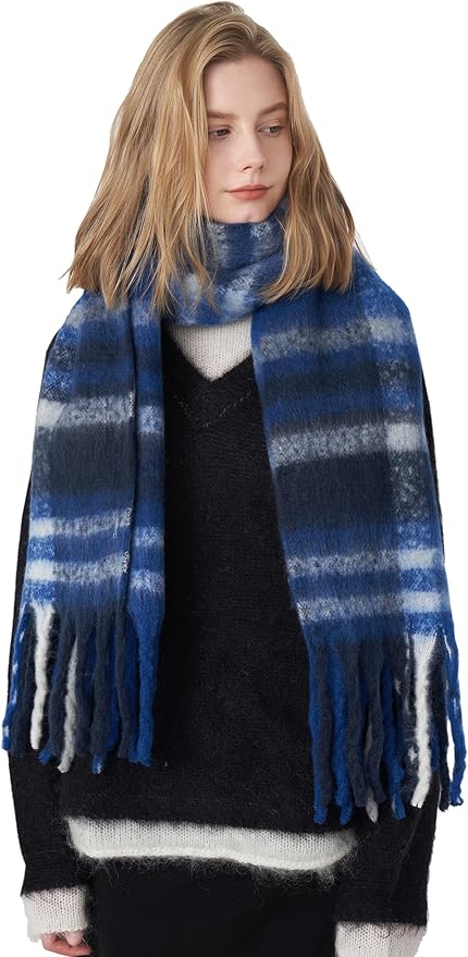 Halemet Vintage Scarfs for Women Warm Shawls and Wraps for Evening Dresses Soft Poncho Coat Thick Cardigan Wrap Cozy 2026
