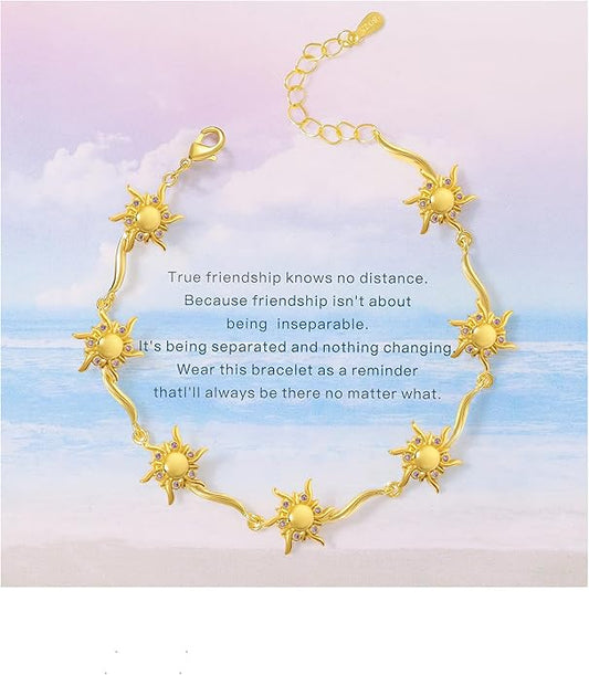 Gifts for Women, Unique Gifts Idea Princess Bracelets Birthday Gifts for Women Sister Best Friend Daughter Bestie Friendship