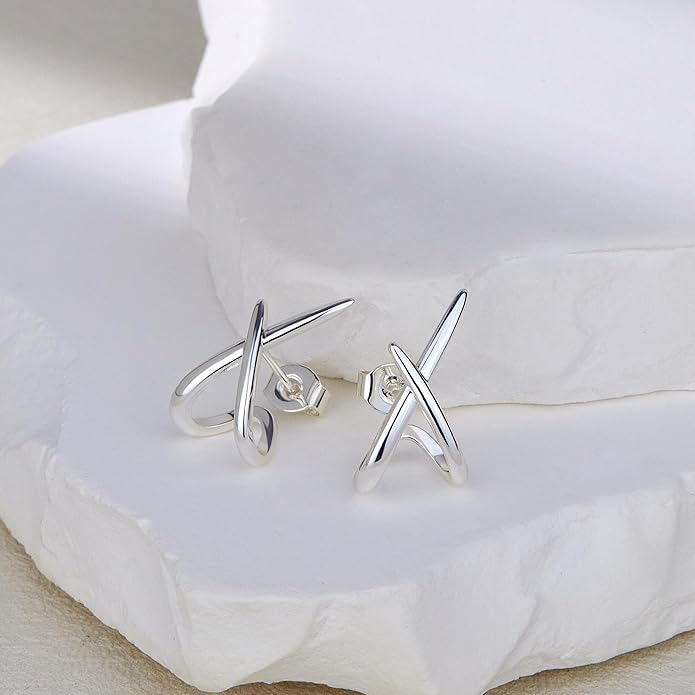 Gold Stud Earrings for Women Trendy, Simple Minimalist Gold Stud Earrings, Dainty Simple Earring for Women‘s Fashion Gifts