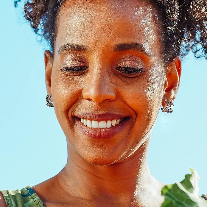 Two Tone Earrings for Women Gold and Silver Crossover Half Hoop Statement Earring Designer Stud Earrings