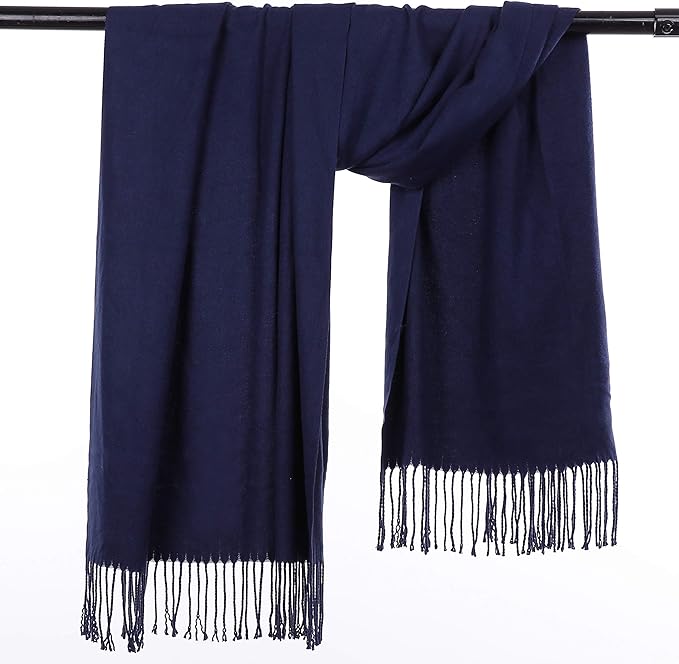 HOYAYO Extra Large Thick Pashmina Shawl Wraps - Wool Soft Winter Warm Scarves Travel Blanket for Women