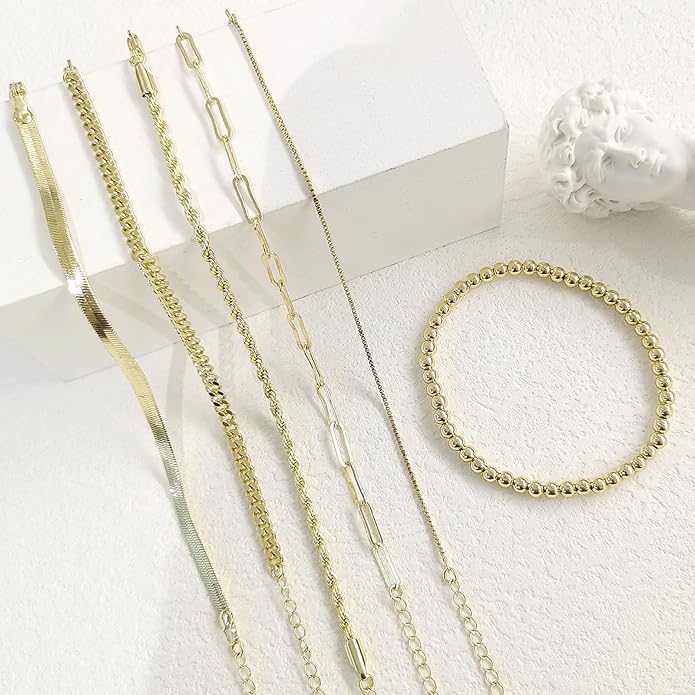 Tennis Necklace Bracelet for Women, Sterling Sliver, Dainty Chocker Necklace, Crystal Bracelet for Women, Wedding Jewelry for Bride, Sparkly Party Prom Hypoallergenic