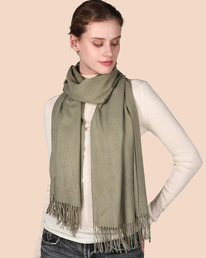 FURTALK Winter Scarf for Women Pashmina Shawl Wraps Soft Warm Fashion Blanket Scarves Gifts