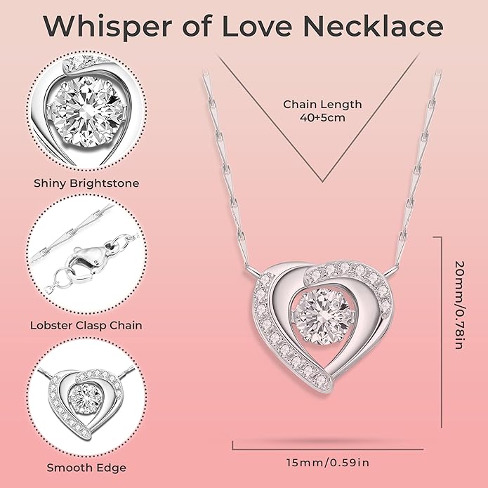 To My Daughter Necklace Gift From Father Jewelry Necklace Present From Dad In Birthday, Mother's Day Or Valentine's Day