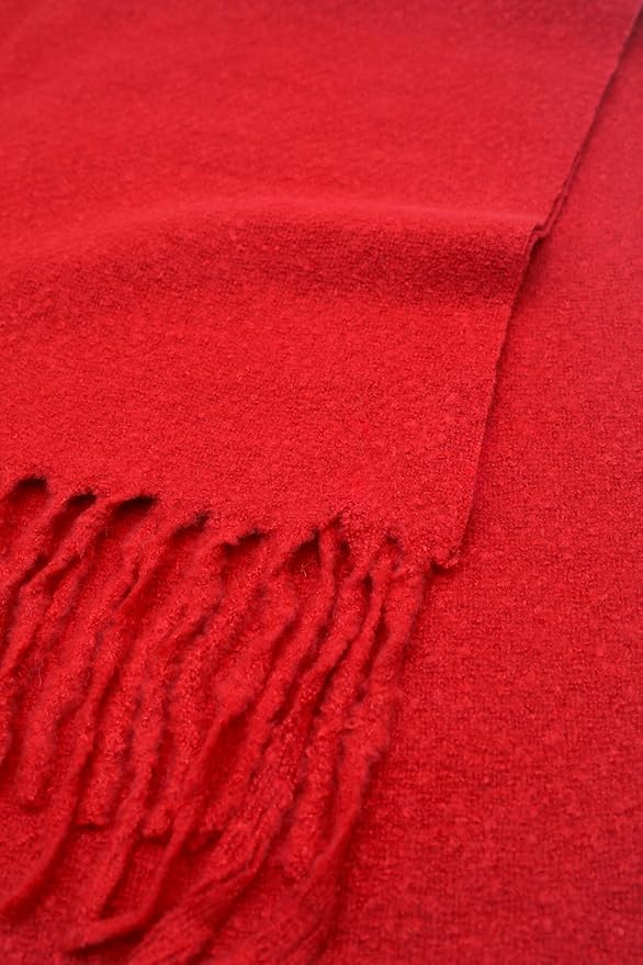 Achillea Warm Cashmere-Feel Winter Scarf – Thick Pashmina Shawl Wrap for Cold Weather