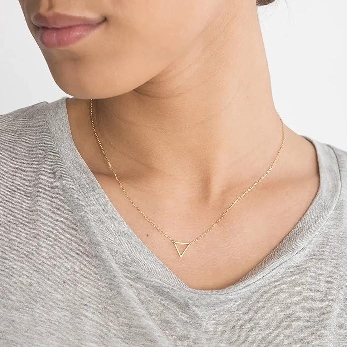 Collner 14K Gold Heart Pendant Necklace for Women Dainty Star Necklace Tiny Evil Eye Choker Necklace Boho Crescent Moon Necklace Minimalist Jewelry