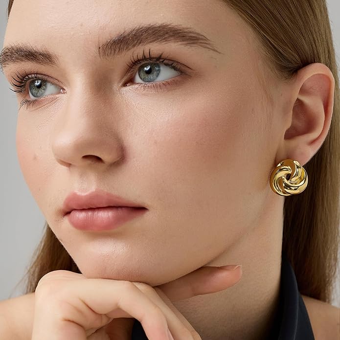 Green Crystal huggie gold hoop earrings for women Girls,14K Gold Plated with 925 Sterling Silver Post color Cubic Zirconia dainty cute Earrings| CZ Stud Earring