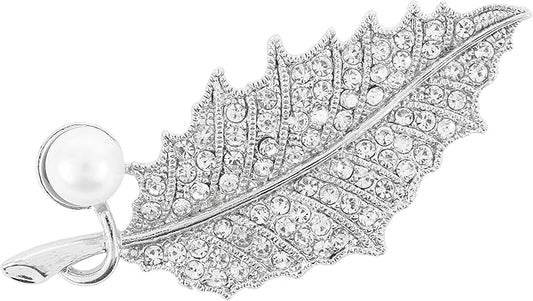 Touchstone Indian Bollywood Handcrafted Designer Jewelry Brooch Lapel Pin in Gold Or Silver Tone for Women.