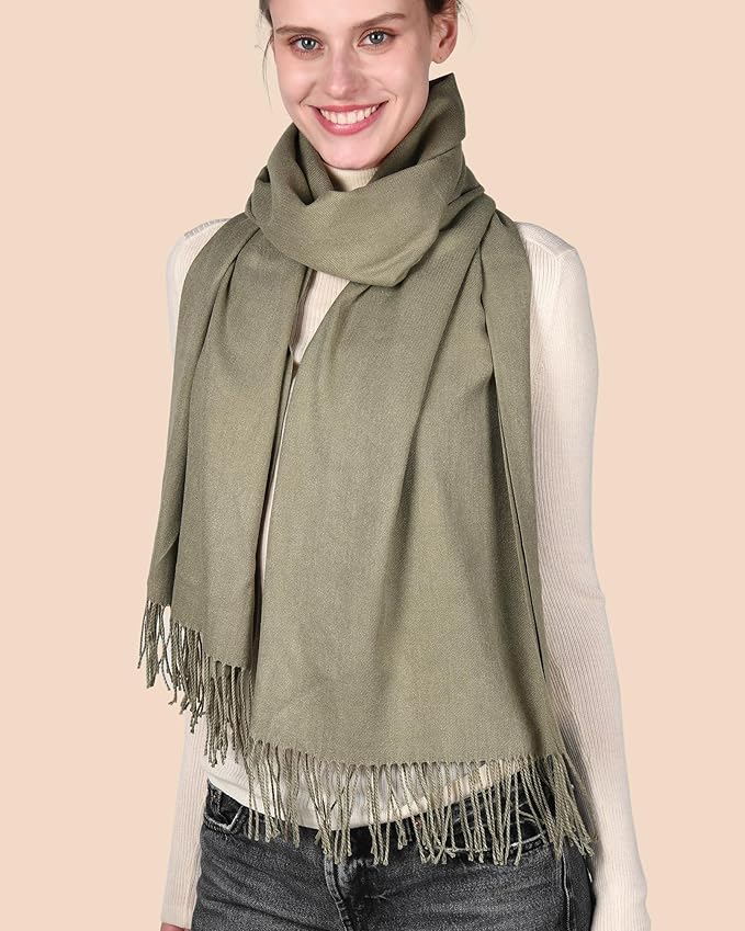 FURTALK Winter Scarf for Women Pashmina Shawl Wraps Soft Warm Fashion Blanket Scarves Gifts