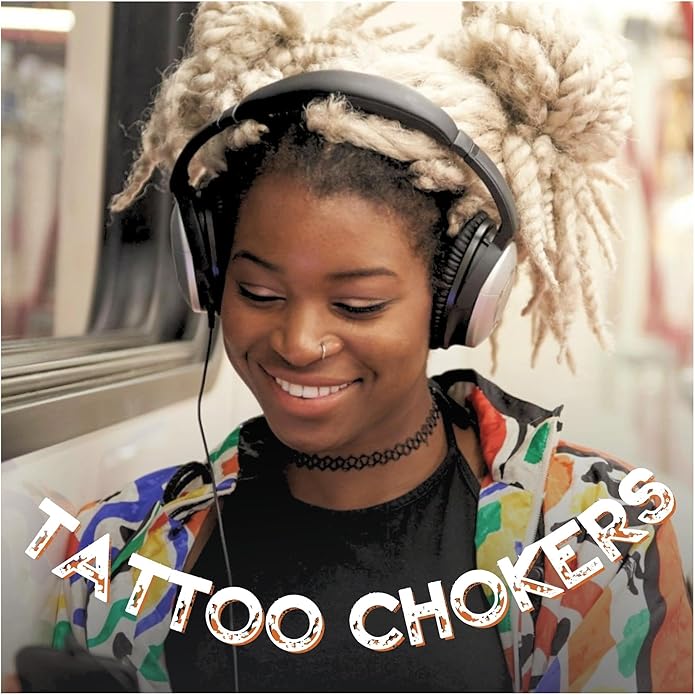 BodyJ4You 12PC Tattoo Choker Necklace - 90s Accessories 2000s Jewelry Y2K Fashion Vintage Trendy - Rainbow Goth Black Pink Green Blue White - Adjustable Stretchy Elastic Necklace Summer Vacation Set