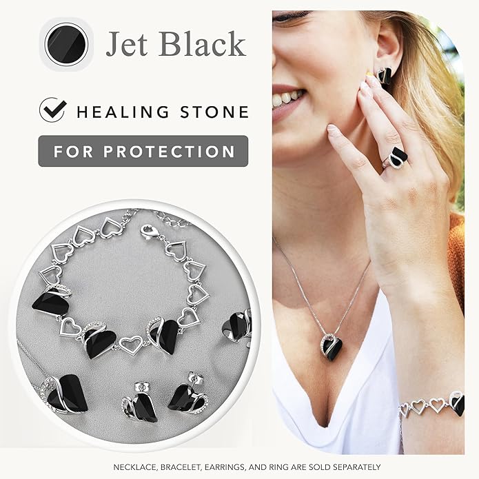 Earrings for Women, Mothers Day Gift for Mom, Heart Birthstone Crystal Stud Earring, Silver Plated Birthday Jewelry