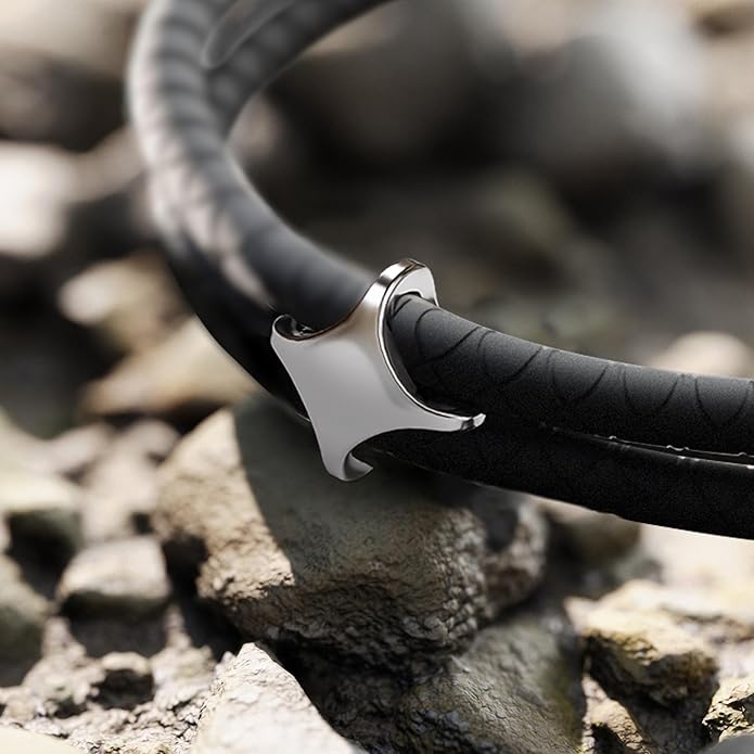 Rowdy Parrot The Driftwood FlexTech Adjustable Silicone Rope Bracelet: Waterproof, Sweatproof, Sunproof, Minimalist Surf, Golf Jewelry for Men - One Size Fits All