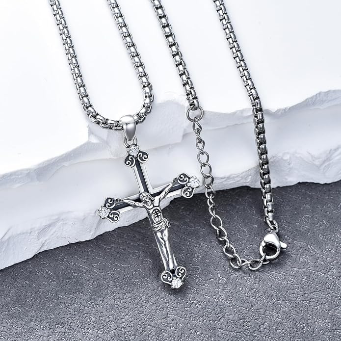 Taioiat Baseball Necklace for Men 925 Sterling Silver Sports Necklace Baseball Cross Necklace Jewelry Gifts for Women Men