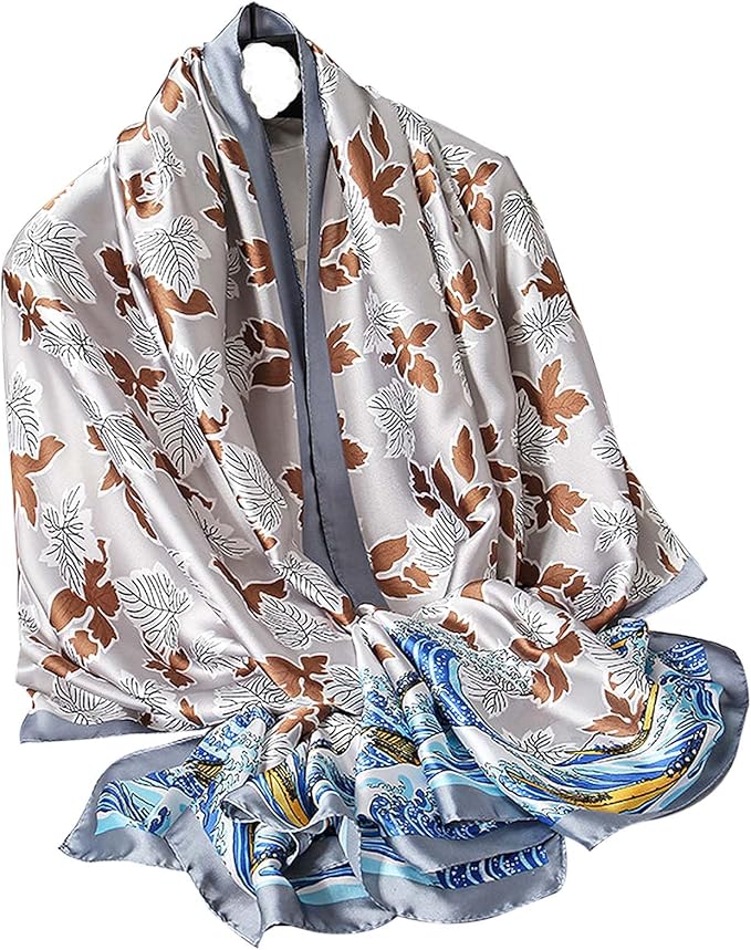 Hioyiwse Shawl Scarf For Women Lightweight Scarves Floral Pattern Formal Evening Dressesformal Shawl Summer Wraps