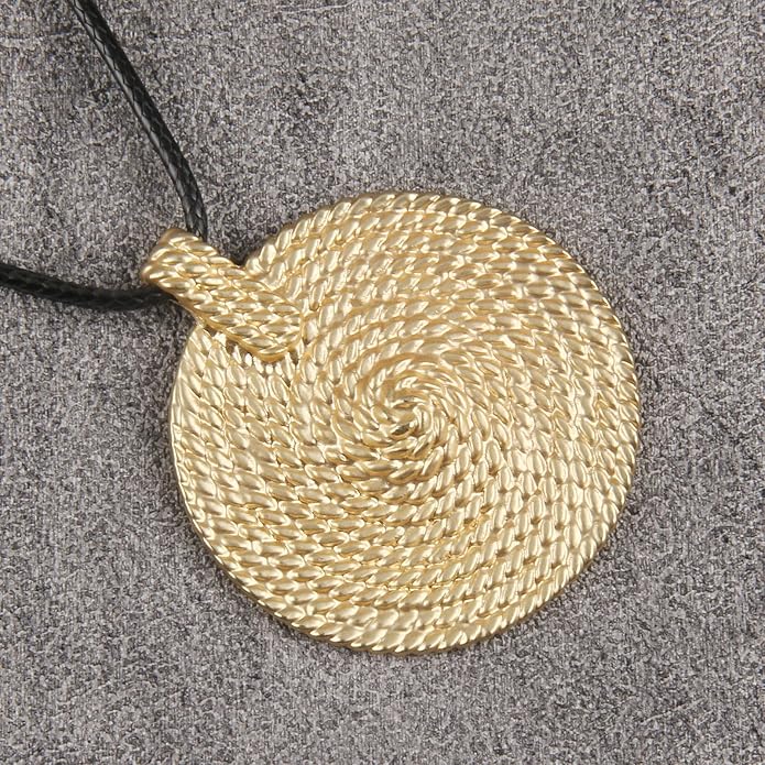 Boho Necklaces for Women Chunky Circle Necklace Layered Boho Circle Leather Choker Necklace Long Vintage Necklaces Bohemian Jewlery Gifts