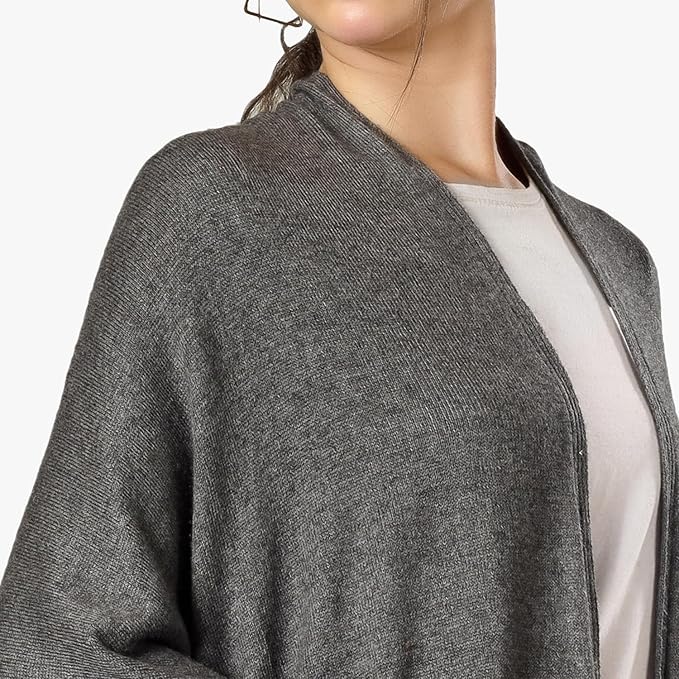 ROSERA Cashmere 100% Cashmere Knitted Wrap Pashmina Shawl Extra Large Scarf Stole for Women Travel