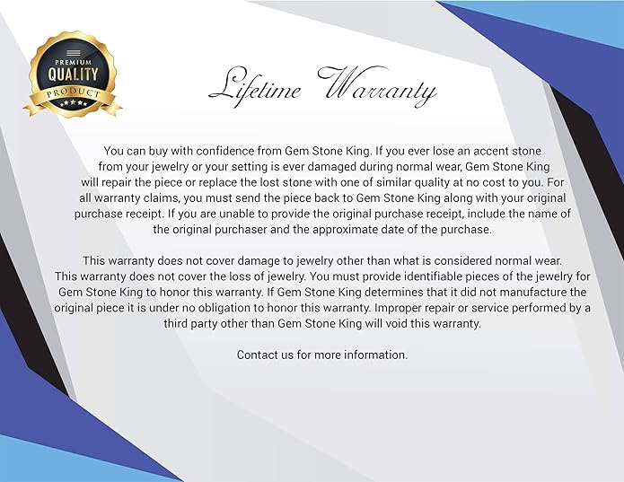 Gem Stone King 2.30 Cttw Sky Blue Aquamarine and White Diamond Pendant Earrings Jewelry Set Gift Set For Women | 925 Sterling Silver | 6MM Round Cut | With 18 Inch Silver Chain