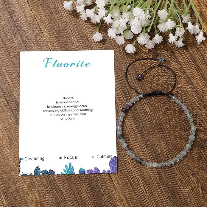 Lit Wall Crystal Anklets for Women Handmade Beach Boho Ankle Bracelet 4mm Adjustable Beaded Ankle Bracelet Waterproof Natural Stone Anklet Plus Size Anklets Gemstone Anklet Jewelry Gift for Her