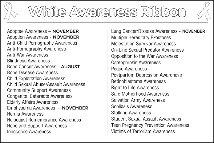 1/2/5/10/25/50/100pcs Satin Awareness Ribbon Pins (Pick your color), for Cancer & Disease Awareness, Bulk Quantities for Fundraising, Events, Gift Giving