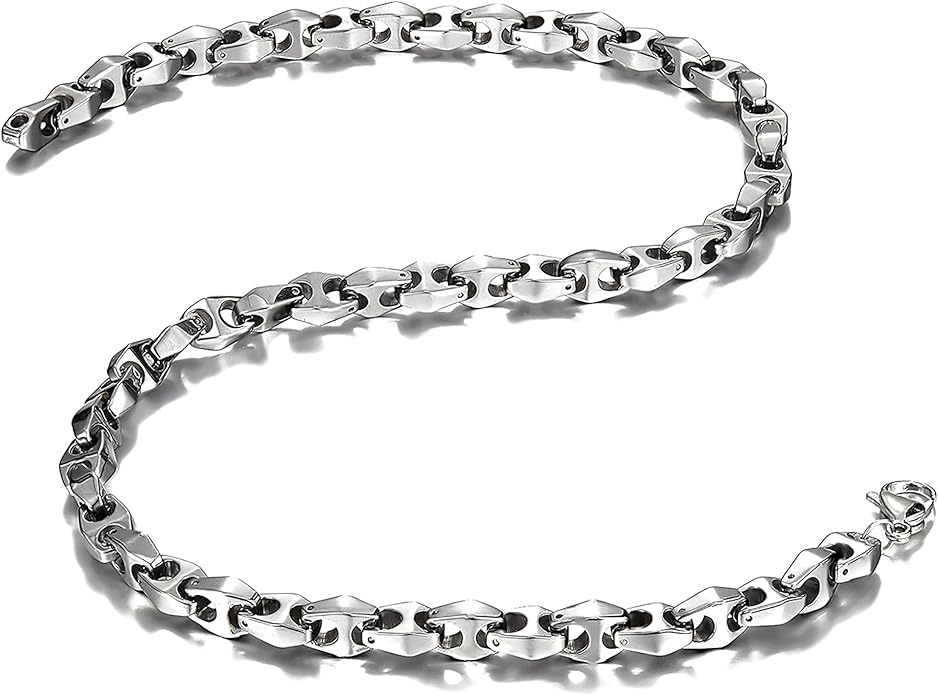 Urban Jewelry Astro Snake 18K Gold plated/Stainless steel Men's Heavy Weight Tungsten Carbide Base Link Necklace Chain