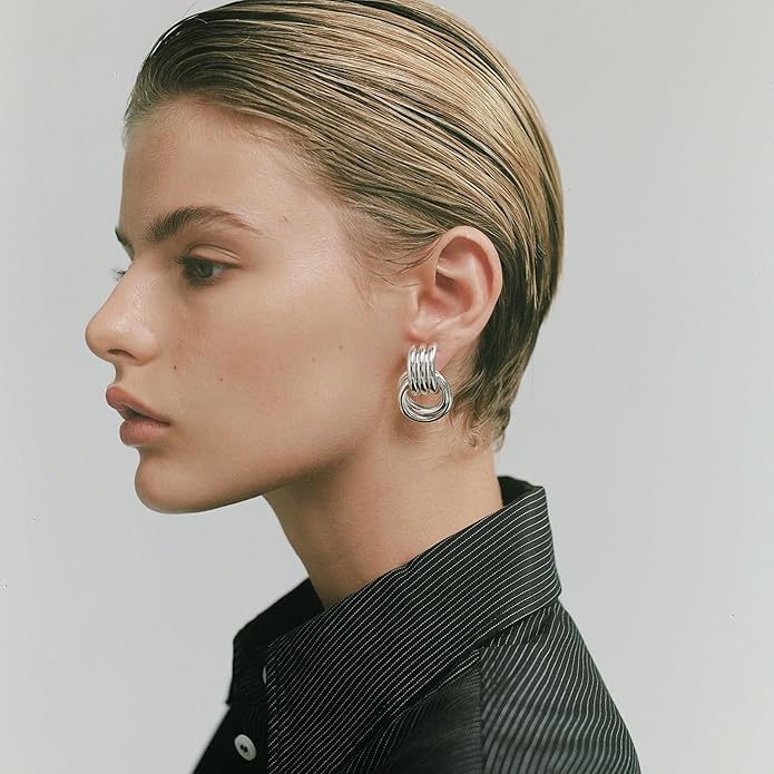 Mini Knot Earrings – Sculptural Twisted Design – Lightweight – By Heaven Mayhem