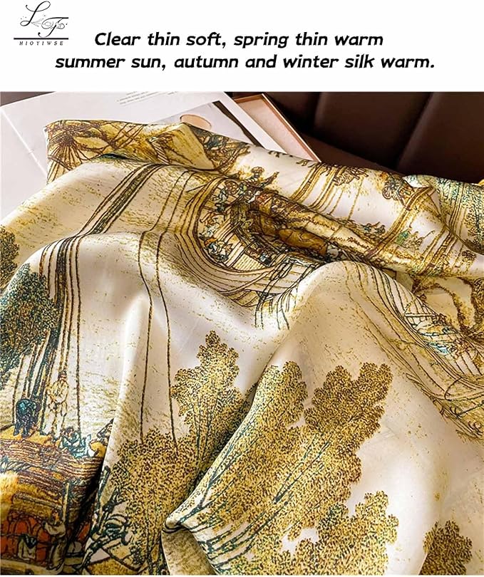 Hioyiwse Shawl Scarf For Women Lightweight Scarves Floral Pattern Formal Evening Dressesformal Shawl Summer Wraps