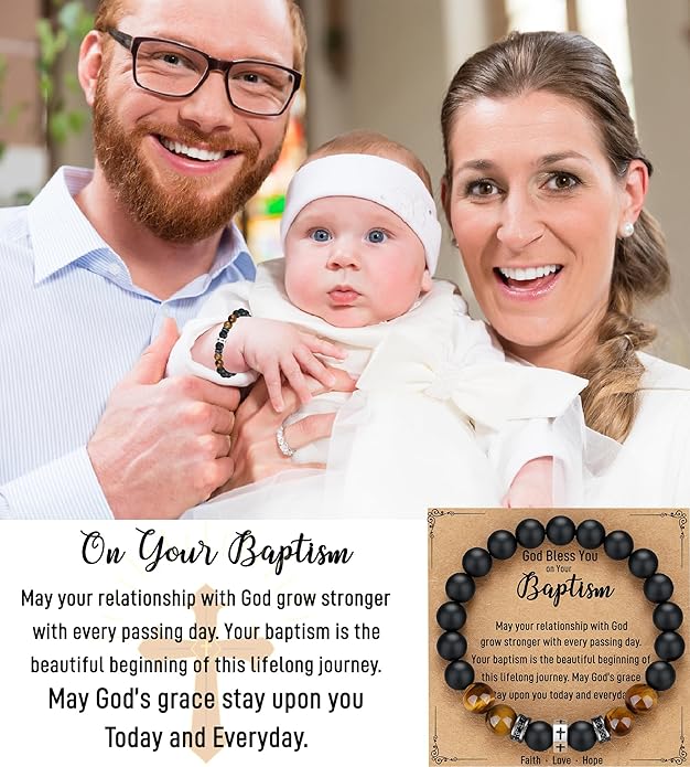 TONY & SANDY Cross Bracelet Men Cool Valentines Day Gifts for Him Teen Boys Son Grandson Nephew, Birthday Easter Christmas Gifts for Teen Boys Adults Men
