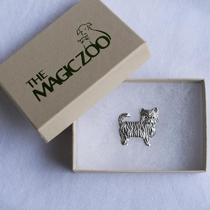 Sterling Silver Yorkie Pendant Gifts for Women - Yorkshire Terrier Gifts – Handcrafted in the USA