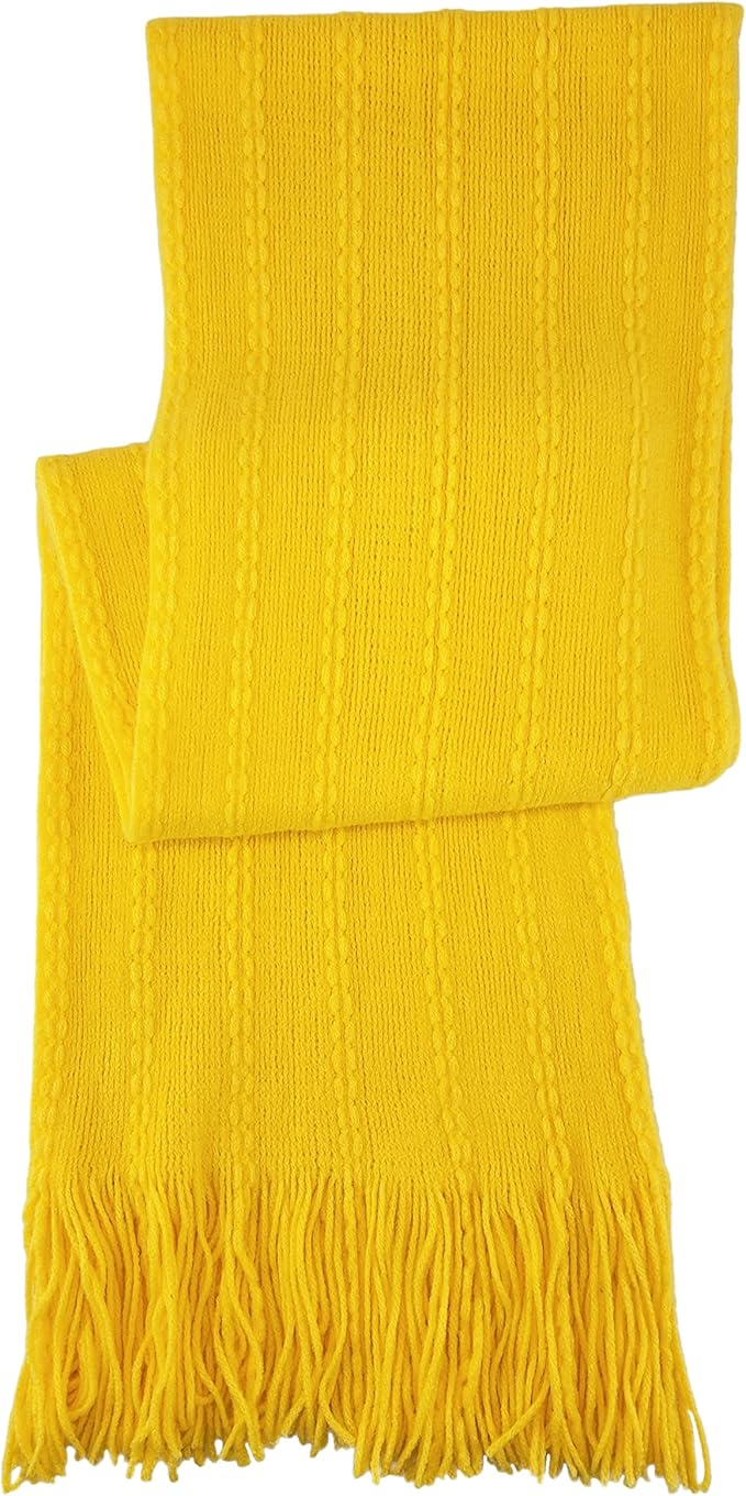 BRUCERIVER Women's Ultra Soft Knit Scarf & Glove Set Touchscreen Function Cable Design