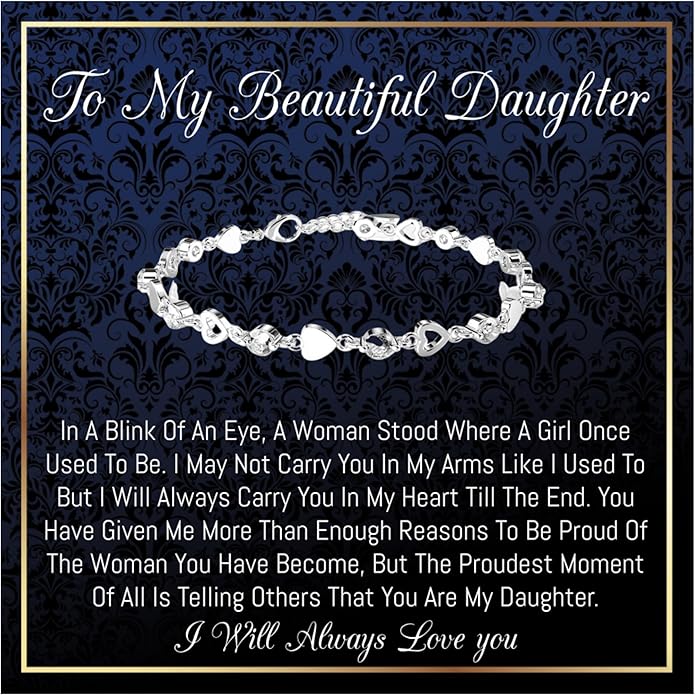 I Love You Bracelet - Daughter Gift, Birthday Gift