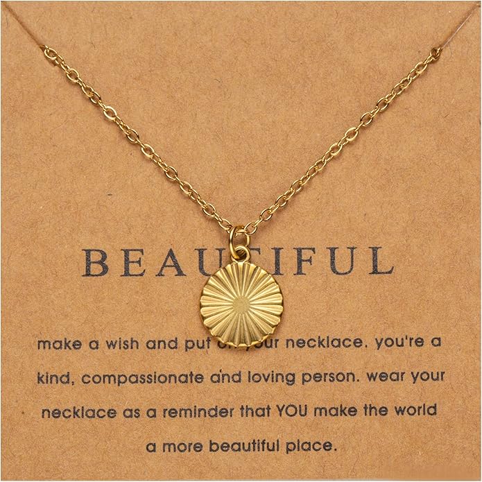 18k Gold Plated Necklace for Women Trendy Dainty Charm Evil eye Italian horn hummingbird starfish seashell bow elephant snake butterfly ladybug PendentMinimalist Delicate Jewelry for Women