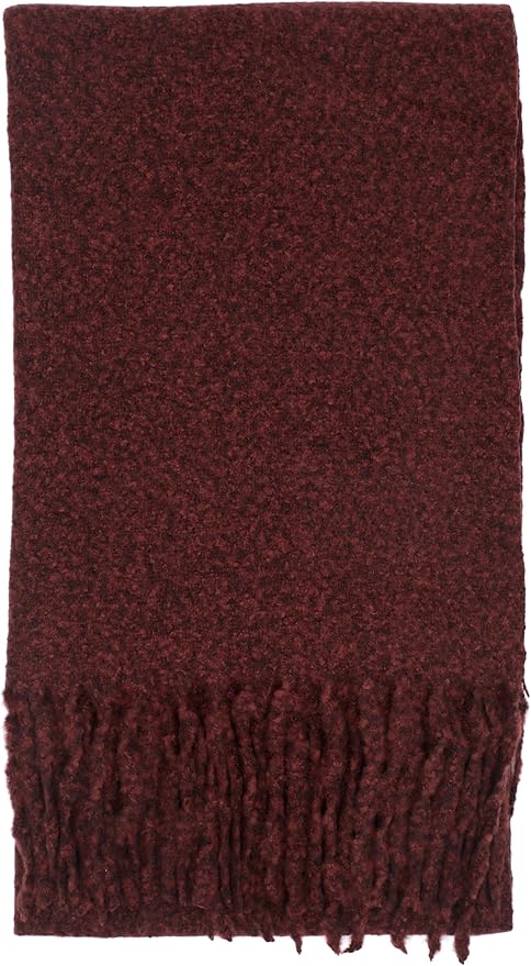 Achillea Warm Cashmere-Feel Winter Scarf – Thick Pashmina Shawl Wrap for Cold Weather