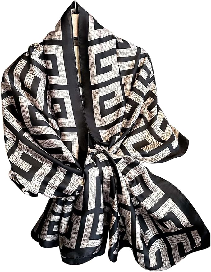 Hioyiwse Shawl Scarf For Women Lightweight Scarves Floral Pattern Formal Evening Dressesformal Shawl Summer Wraps