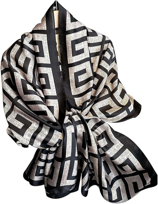 Hioyiwse Shawl Scarf For Women Lightweight Scarves Floral Pattern Formal Evening Dressesformal Shawl Summer Wraps