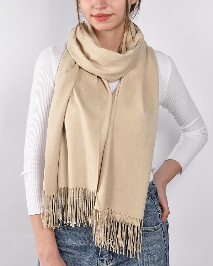 FURTALK Winter Scarf for Women Pashmina Shawl Wraps Soft Warm Fashion Blanket Scarves Gifts