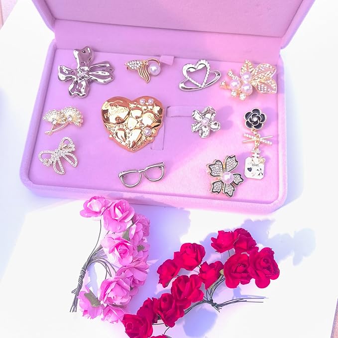 11 - PCS Women's Elegant Retro Brooch: Gold and Silver Bow Pearl Rhinestone Brooch for Girlfriend Wife Gift Birthday Thanksgiving Mother's Day for Dress Jacket Backpack and Hat